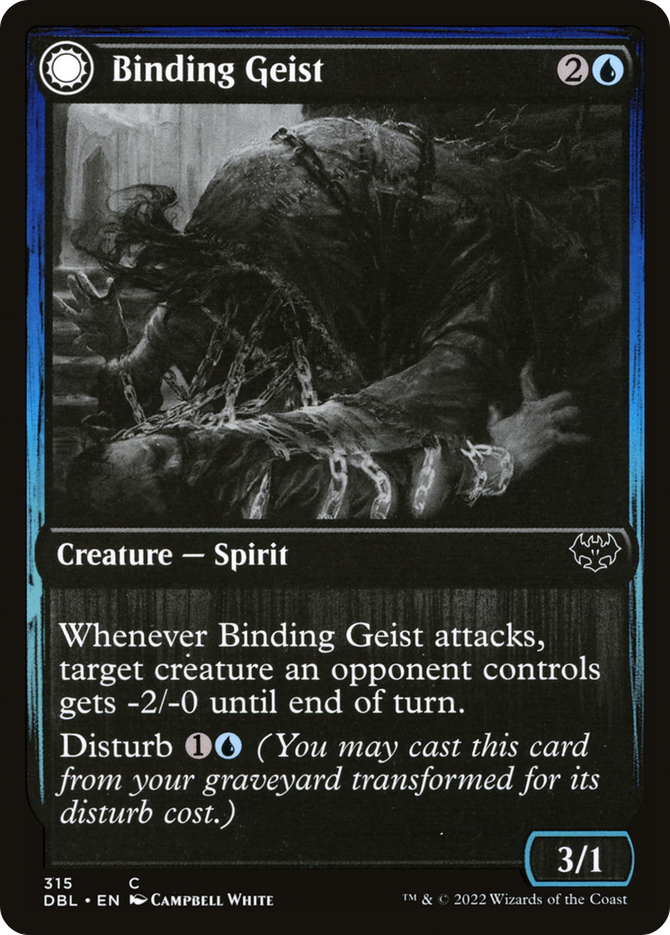 Binding Geist (DBL-315) [Innistrad: Double Feature] MTG Single Wizards of the Coast