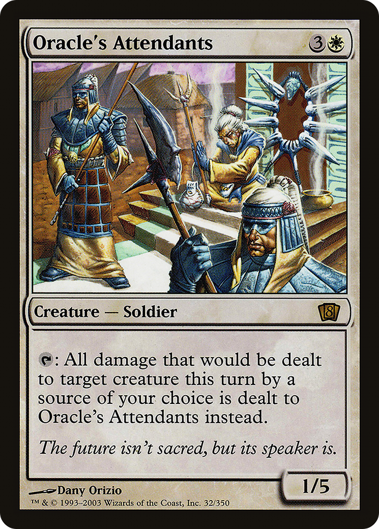 Oracle's Attendants (8ED-032) [8th Edition] Foil MTG Single Wizards of the Coast