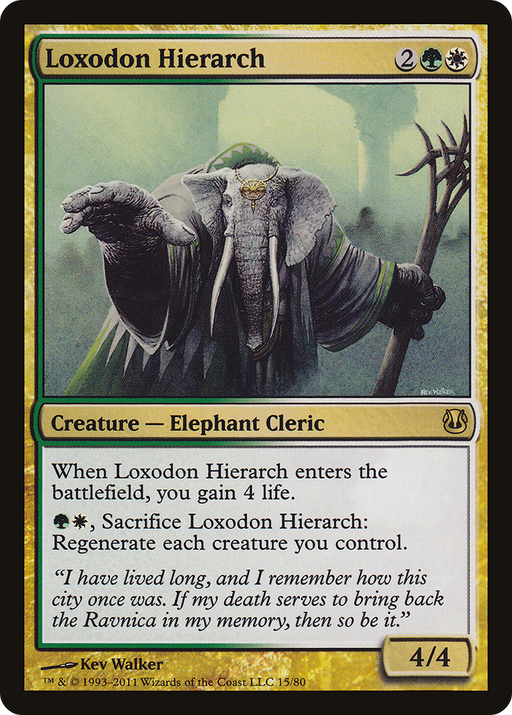 Loxodon Hierarch (DDH-015) [Misc] Duel Decks: Ajani vs. Nicol Bolas MTG Single Wizards of the Coast