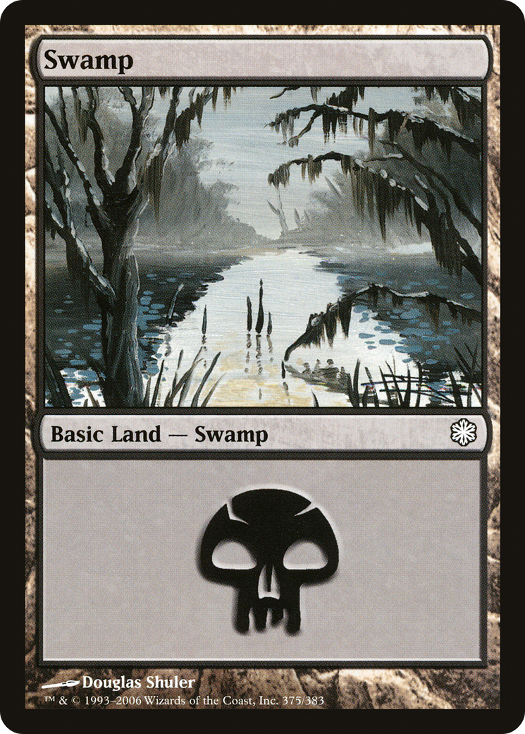 Swamp (375) (CTD-375) [Misc] Coldsnap Theme Decks MTG Single Wizards of the Coast