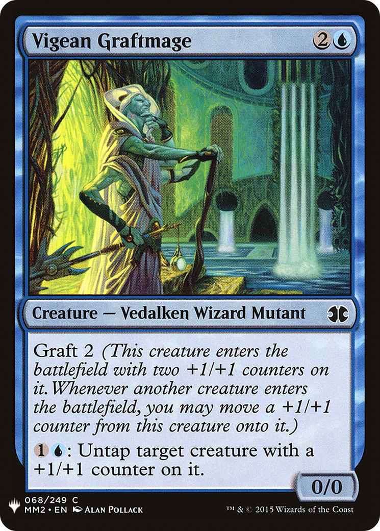 Vigean Graftmage (LIST-MM2-68) [Mystery Booster] The List MTG Single Wizards of the Coast