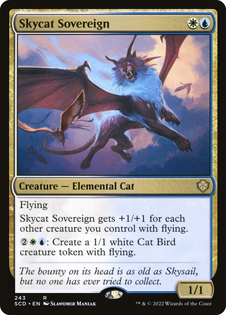 Skycat Sovereign (SCD-243) [Starter Commander Decks] MTG Single Wizards of the Coast