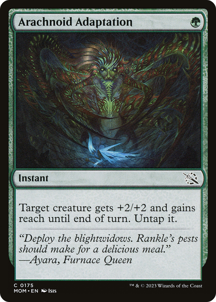 Arachnoid Adaptation (MOM-175) [March of the Machine] MTG Single Wizards of the Coast