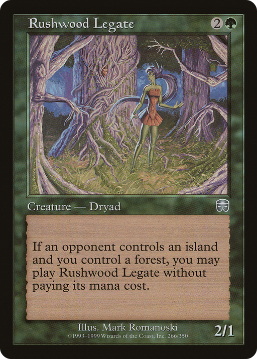 Rushwood Legate (MMQ-266) [Mercadian Masques] MTG Single Wizards of the Coast