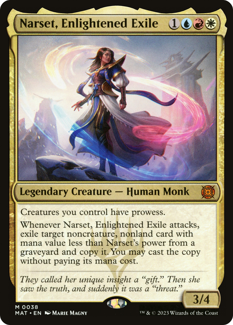 Narset, Enlightened Exile (MAT-038) [March of the Machine: The Aftermath] MTG Single Wizards of the Coast