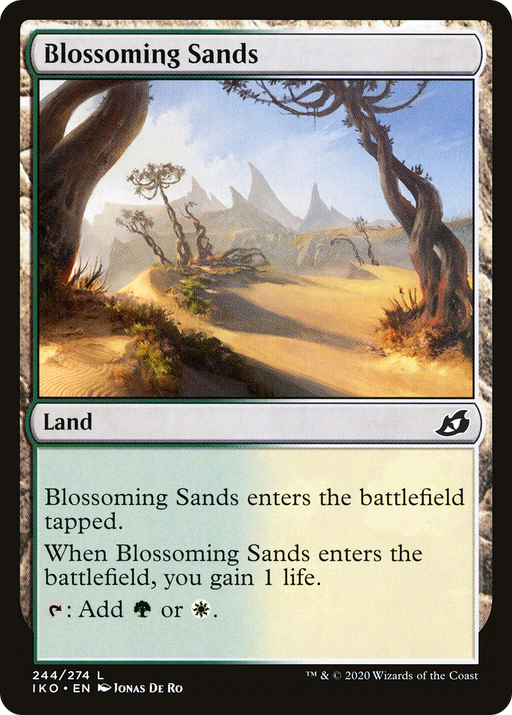 Blossoming Sands (IKO-244) [Ikoria: Lair of Behemoths] MTG Single Wizards of the Coast