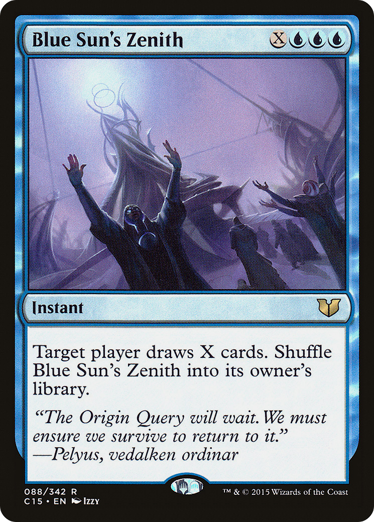 Blue Sun's Zenith (C15-088) [Commander 2015] MTG Single Wizards of the Coast