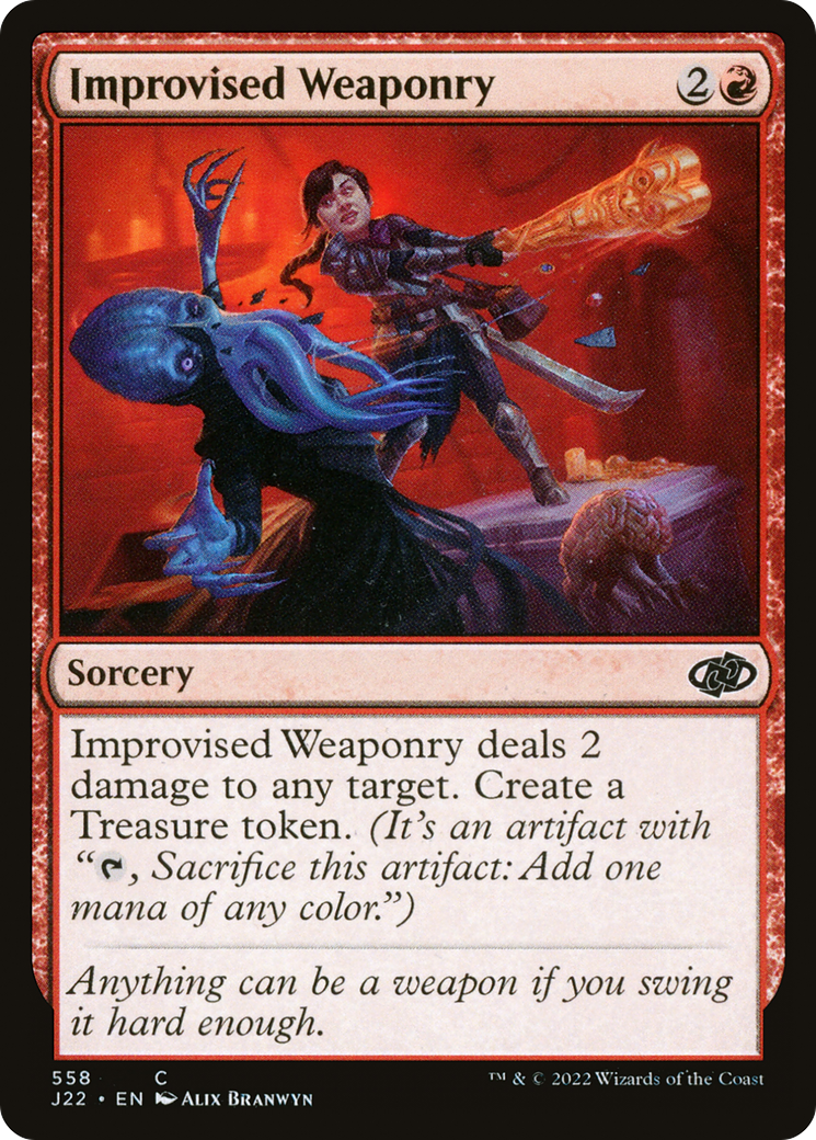 Improvised Weaponry (J22-558) [Jumpstart 2022] MTG Single Wizards of the Coast