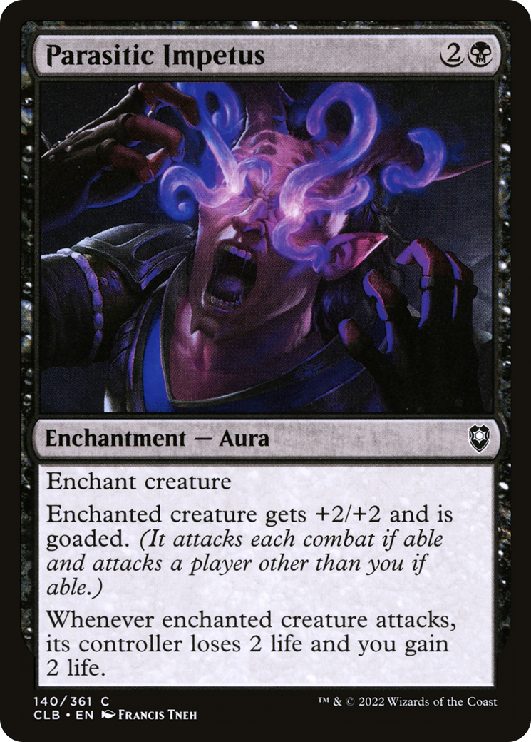 Parasitic Impetus (CLB-140) [Commander Legends: Battle for Baldur's Gate] Foil MTG Single Wizards of the Coast
