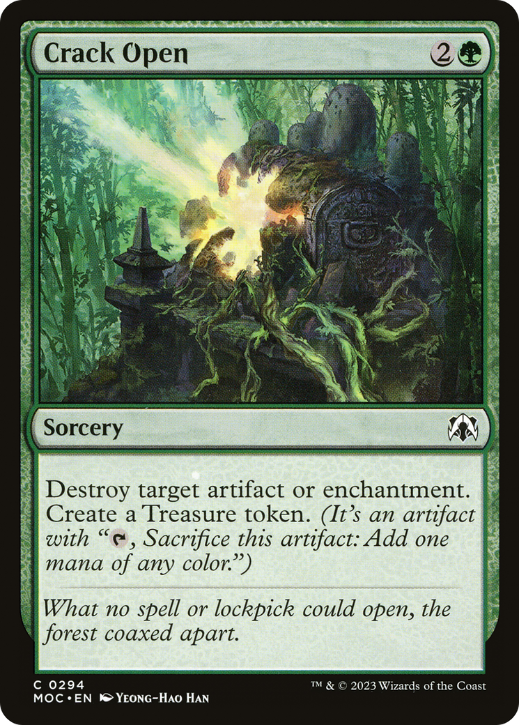 Crack Open (MOC-294) [March of the Machine Commander] MTG Single Wizards of the Coast