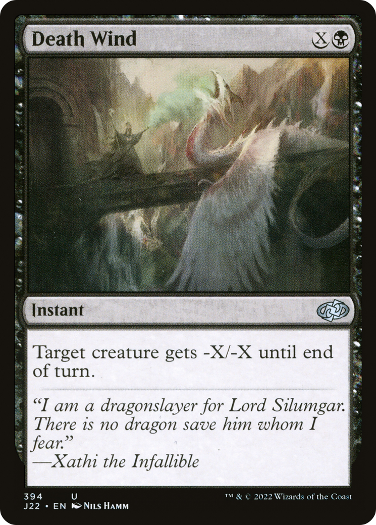 Death Wind (J22-394) [Jumpstart 2022] MTG Single Wizards of the Coast