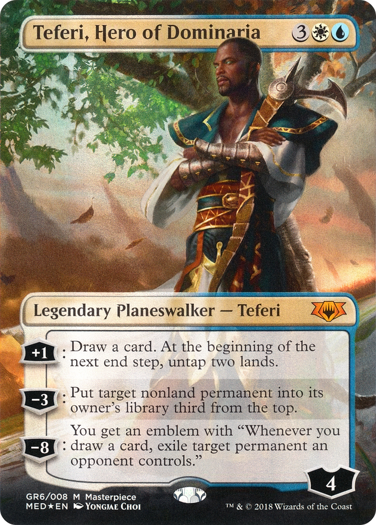 Teferi, Hero of Dominaria (MED-GR6) [Misc] Mythic Edition (Borderless) Foil MTG Single Wizards of the Coast