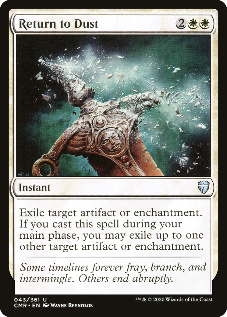 Return to Dust (43) (CMR-043) [Commander Legends] Foil MTG Single Wizards of the Coast