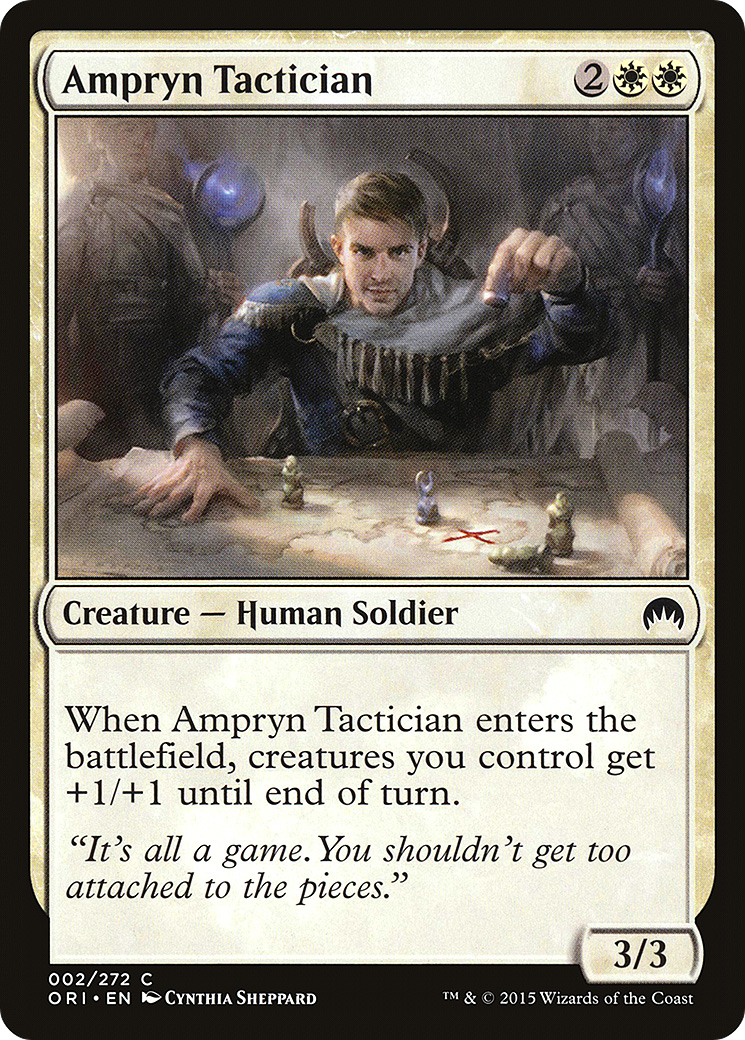 Ampryn Tactician (ORI-002) [Magic Origins] Foil MTG Single Wizards of the Coast