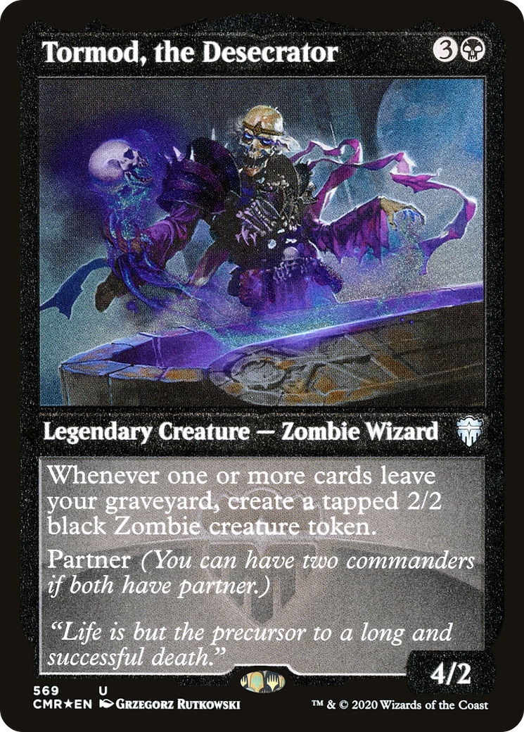 Tormod, the Desecrator (Foil Etched) (CMR-569) [Commander Legends] Foil MTG Single Wizards of the Coast