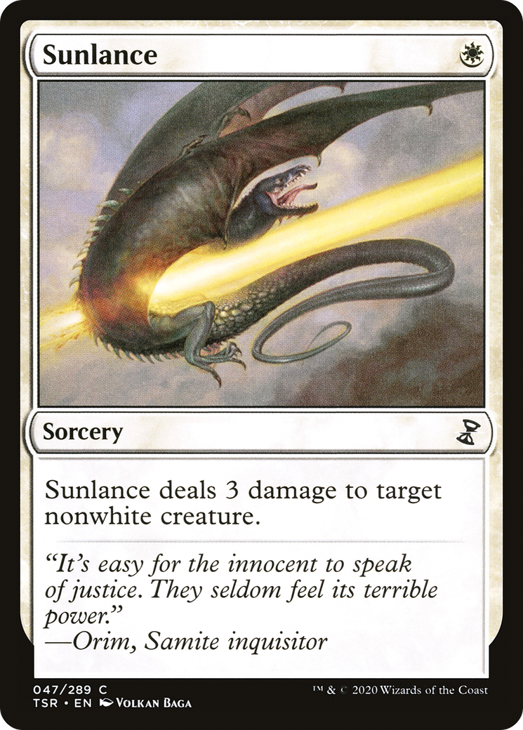 Sunlance (TSR-047) [Time Spiral Remastered] Foil MTG Single Wizards of the Coast