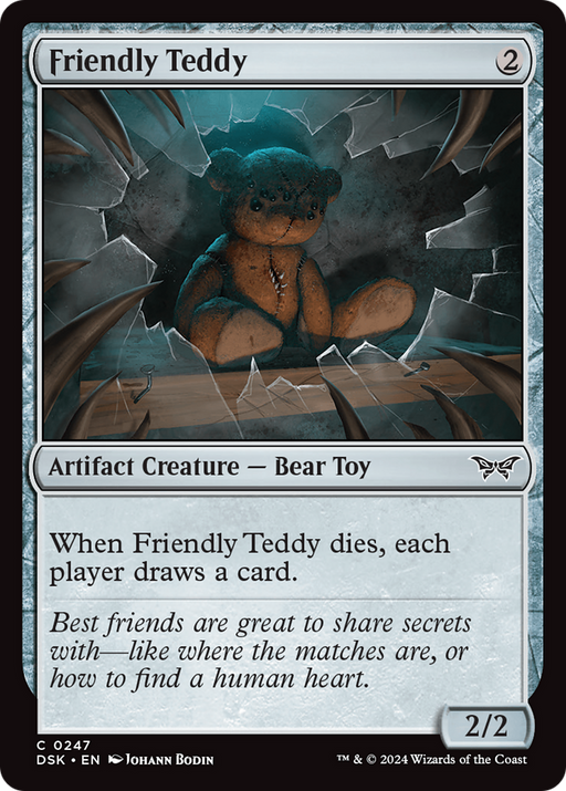 Friendly Teddy (DSK-247) [Duskmourn: House of Horror] MTG Single Wizards of the Coast