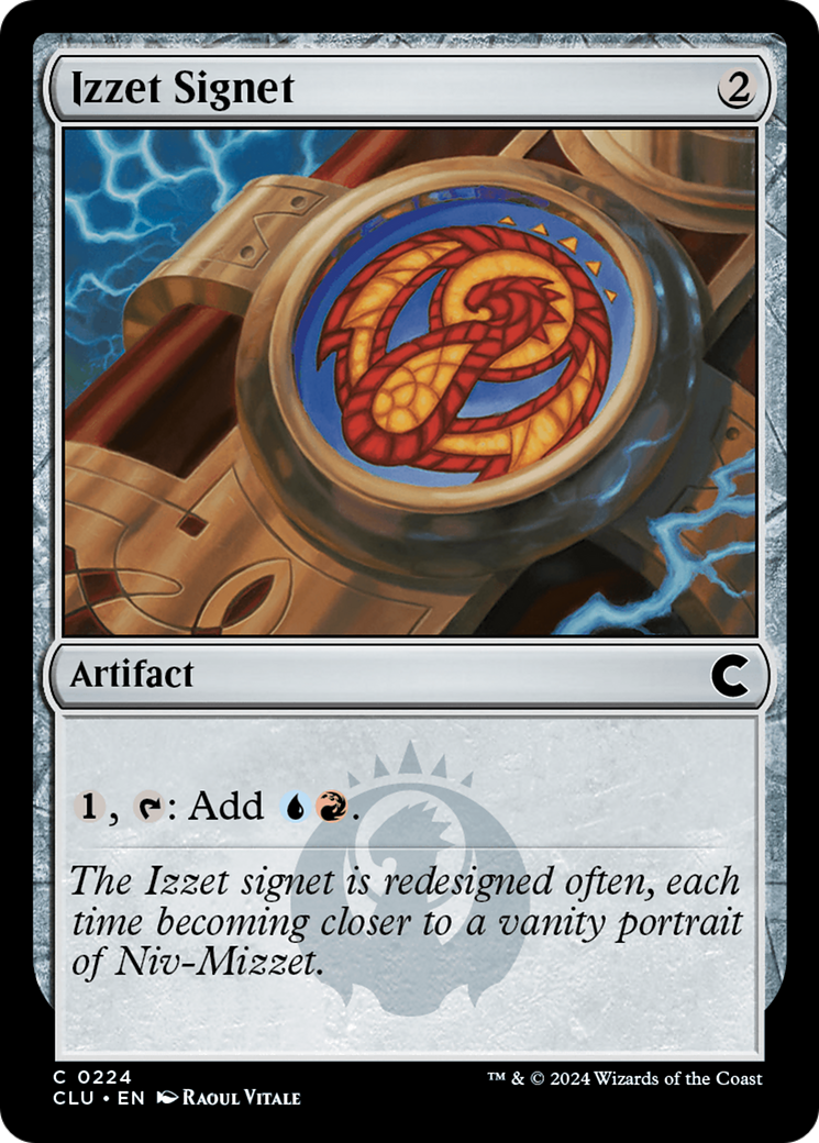 Izzet Signet (CLU-224) [Ravnica: Clue Edition] MTG Single Wizards of the Coast