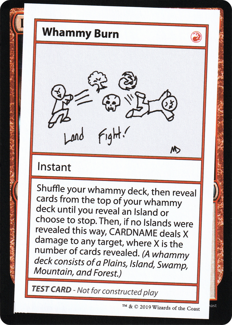 Whammy Burn (CMB1-070) [Mystery Booster] Playtest Cards 2021 MTG Single Wizards of the Coast