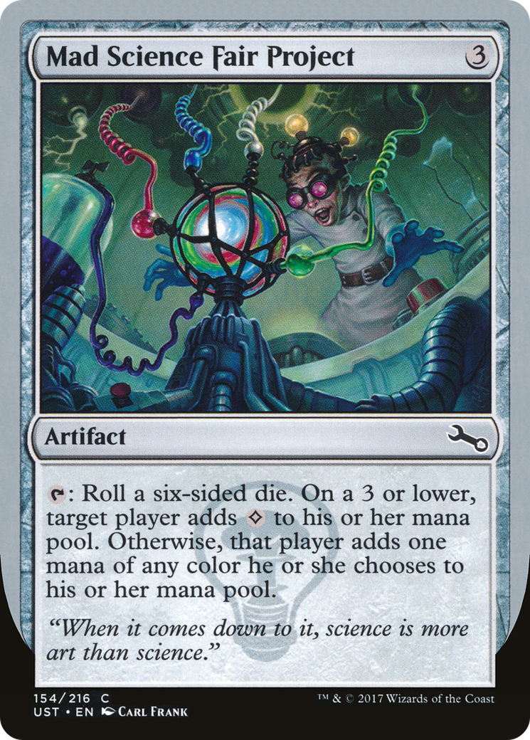 Mad Science Fair Project (UST-154) [Unstable] MTG Single Wizards of the Coast