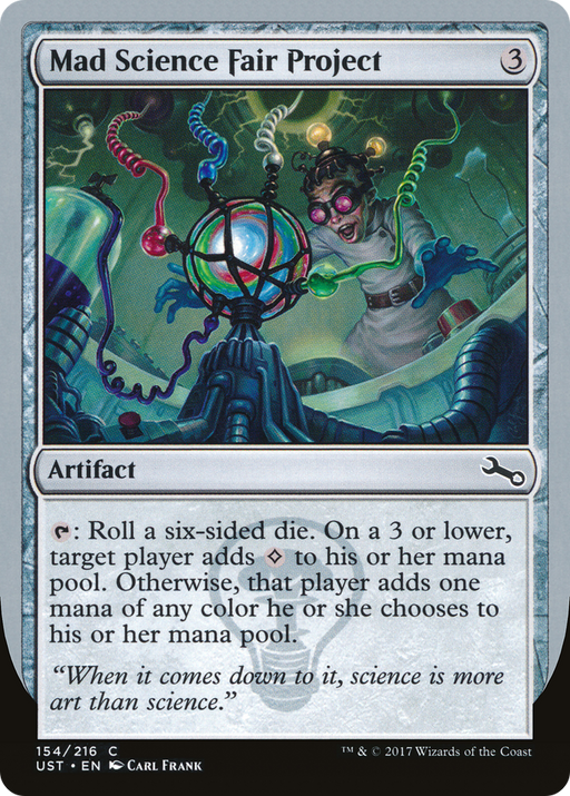 Mad Science Fair Project (UST-154) [Unstable] MTG Single Wizards of the Coast