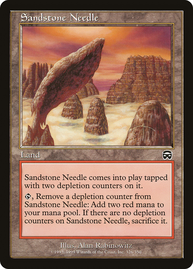 Sandstone Needle (MMQ-326) [Mercadian Masques] Foil MTG Single Wizards of the Coast