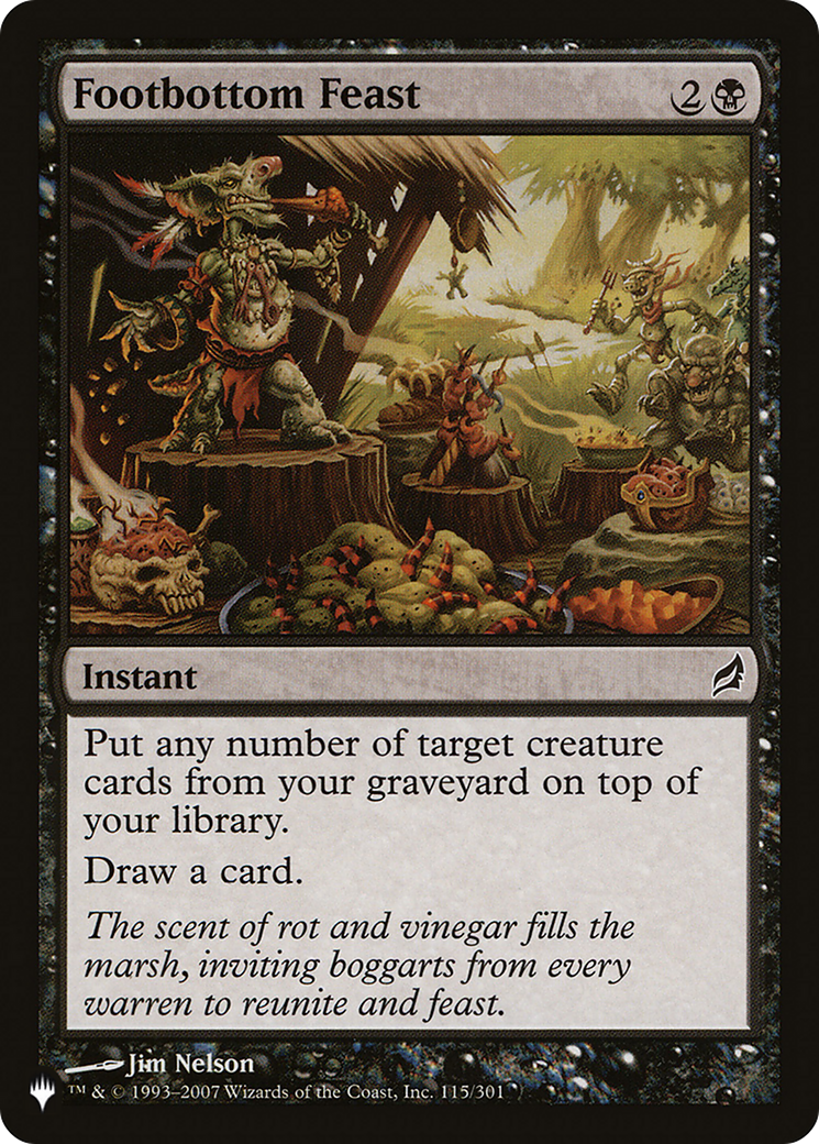 Footbottom Feast (LIST-LRW-115) [Mystery Booster] The List MTG Single Wizards of the Coast