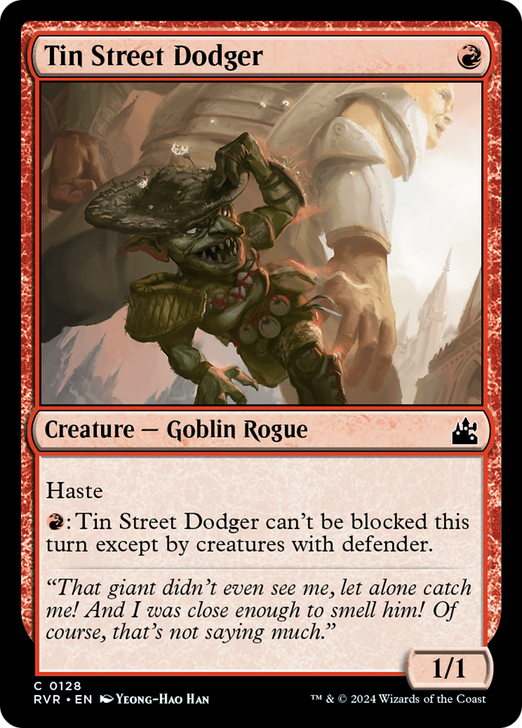 Tin Street Dodger (RVR-128) [Ravnica Remastered] Foil MTG Single Wizards of the Coast