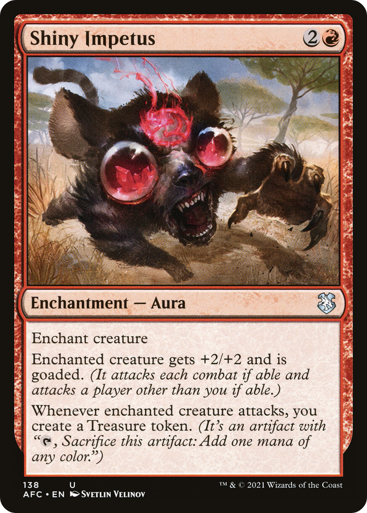 Shiny Impetus (AFC-138) [Forgotten Realms Commander] MTG Single Wizards of the Coast