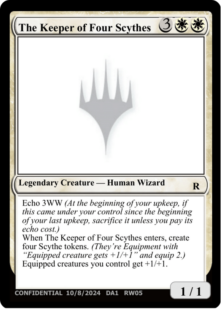 The Keeper of Four Scythes (UNK-RW05D) [Misc] Unknown Event MTG Single Wizards of the Coast