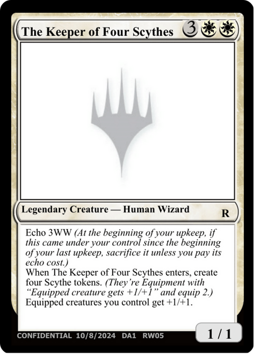 The Keeper of Four Scythes (UNK-RW05D) [Misc] Unknown Event MTG Single Wizards of the Coast
