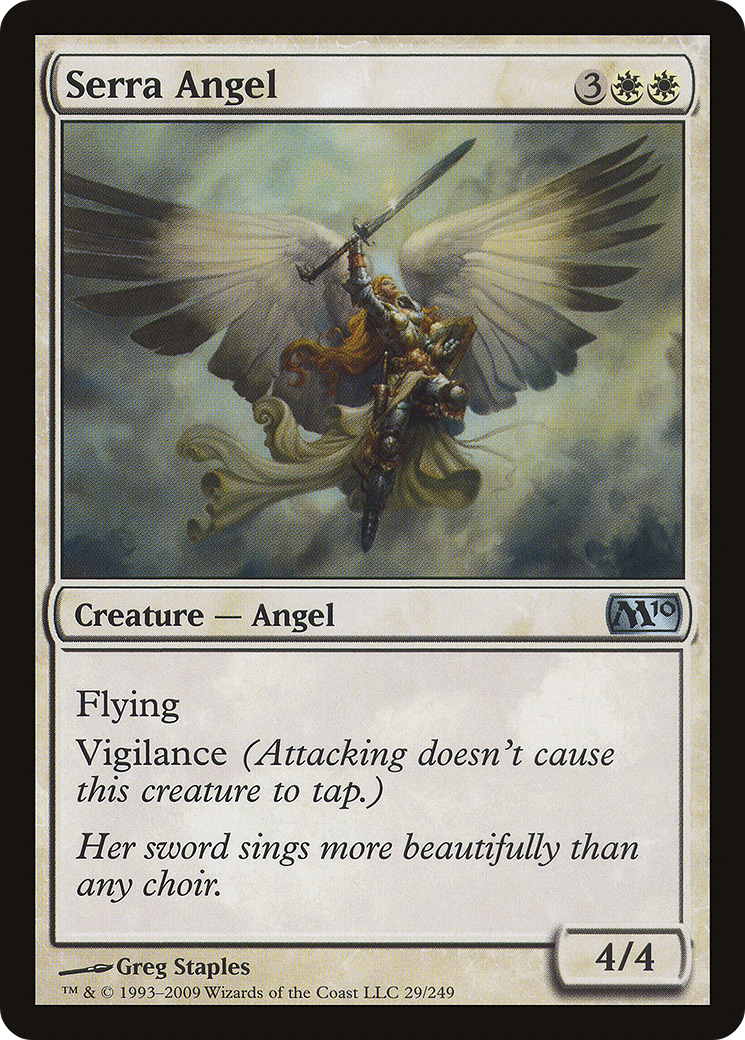 Serra Angel (M10-029) [Magic 2010] MTG Single Wizards of the Coast