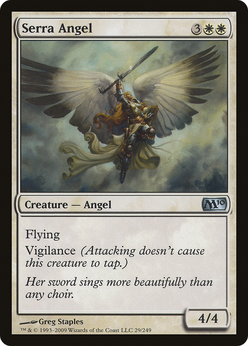 Serra Angel (M10-029) [Magic 2010] MTG Single Wizards of the Coast