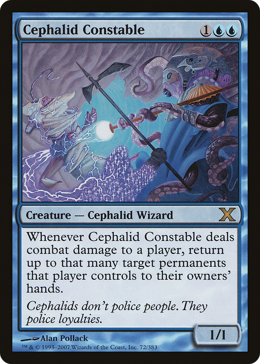 Cephalid Constable (10E-072) [Tenth Edition] MTG Single Wizards of the Coast