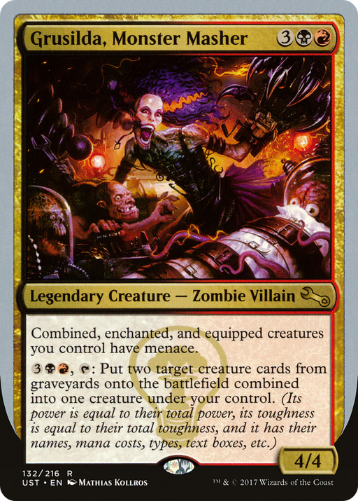 Grusilda, Monster Masher (UST-132) [Unstable] MTG Single Wizards of the Coast