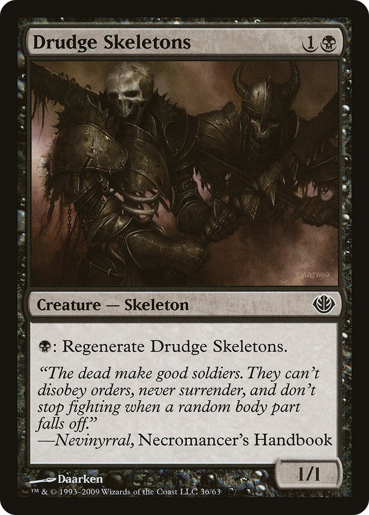Drudge Skeletons (DDD-036) [Misc] Duel Decks: Garruk vs. Liliana MTG Single Wizards of the Coast