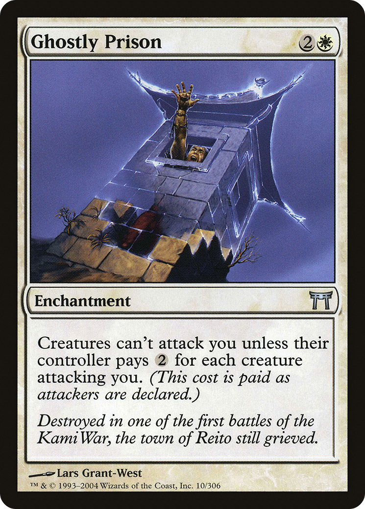 Ghostly Prison (CHK-010) [Champions of Kamigawa] Foil MTG Single Wizards of the Coast
