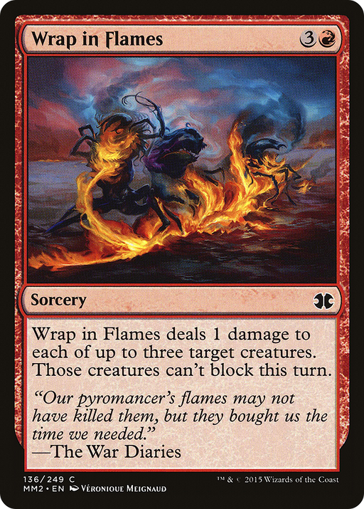 Wrap in Flames (MM2-136) [Modern Masters 2015] MTG Single Modern Masters 2015