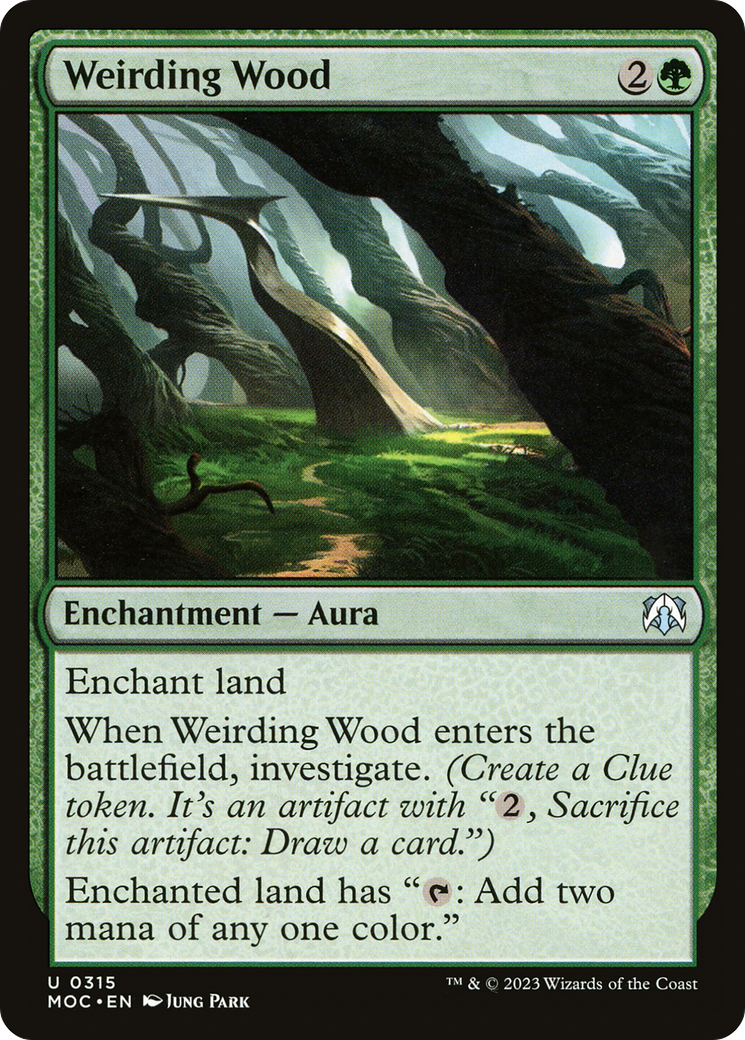 Weirding Wood (MOC-315) [March of the Machine Commander] MTG Single Wizards of the Coast