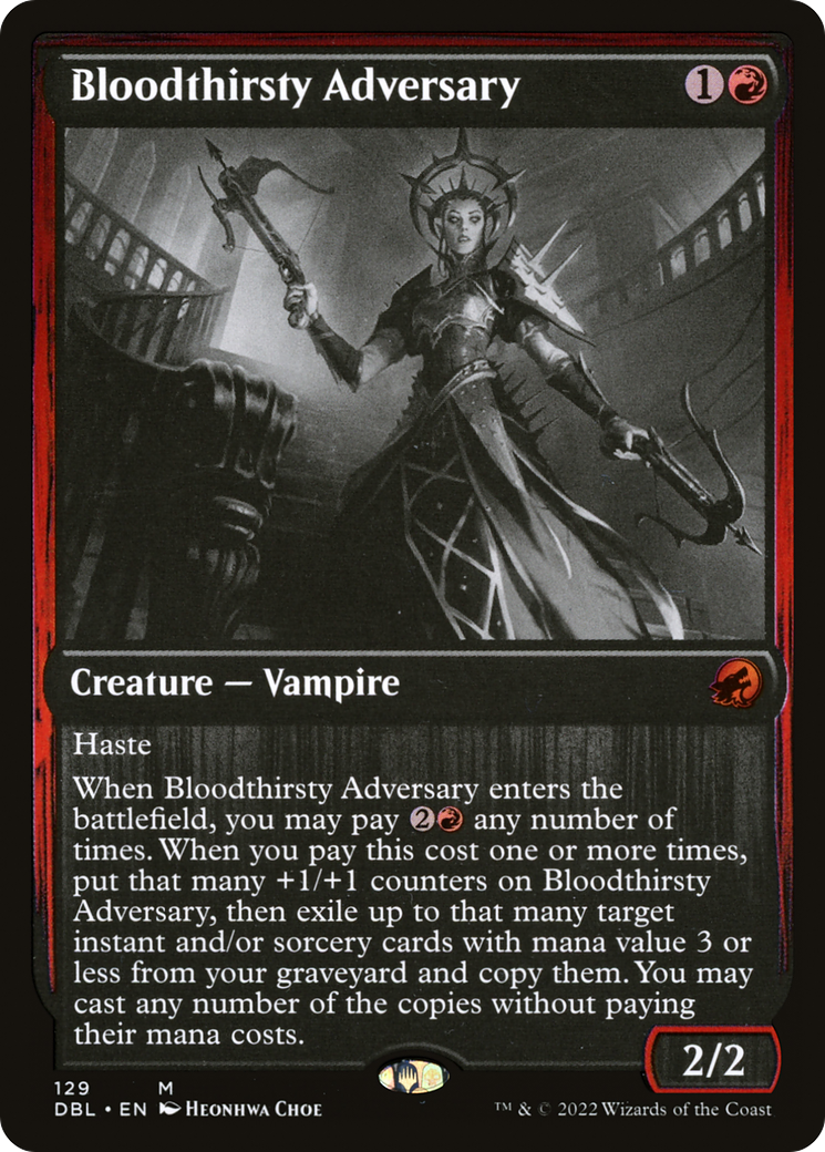 Bloodthirsty Adversary (DBL-129) [Innistrad: Double Feature] MTG Single Wizards of the Coast