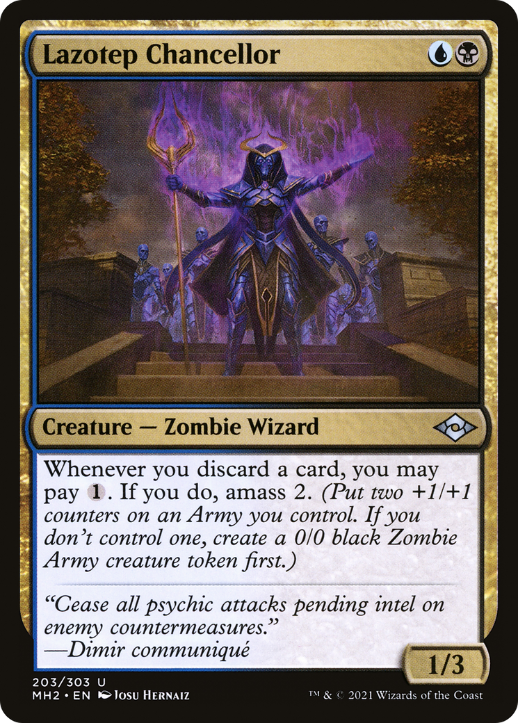 Lazotep Chancellor (MH2-203) [Modern Horizons 2] Foil MTG Single Modern Horizons 2