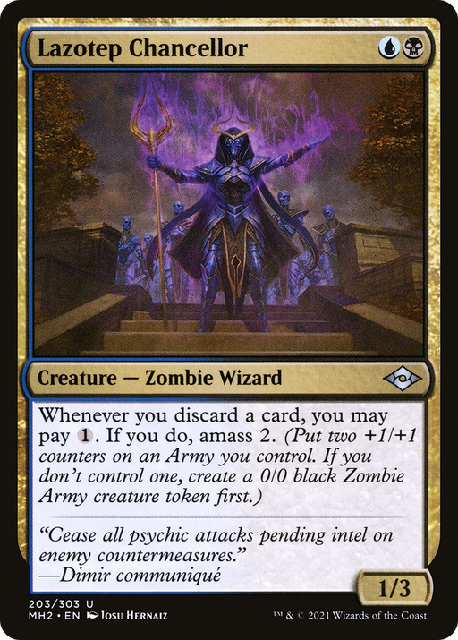 Lazotep Chancellor (MH2-203) [Modern Horizons 2] Foil MTG Single Modern Horizons 2