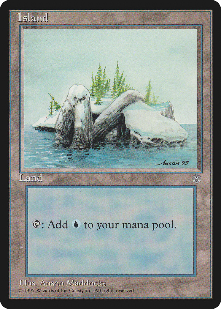 Island (336) (ICE-336) [Ice Age] MTG Single Wizards of the Coast