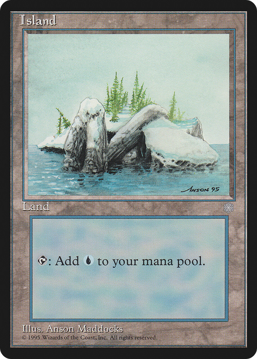 Island (336) (ICE-336) [Ice Age] MTG Single Wizards of the Coast