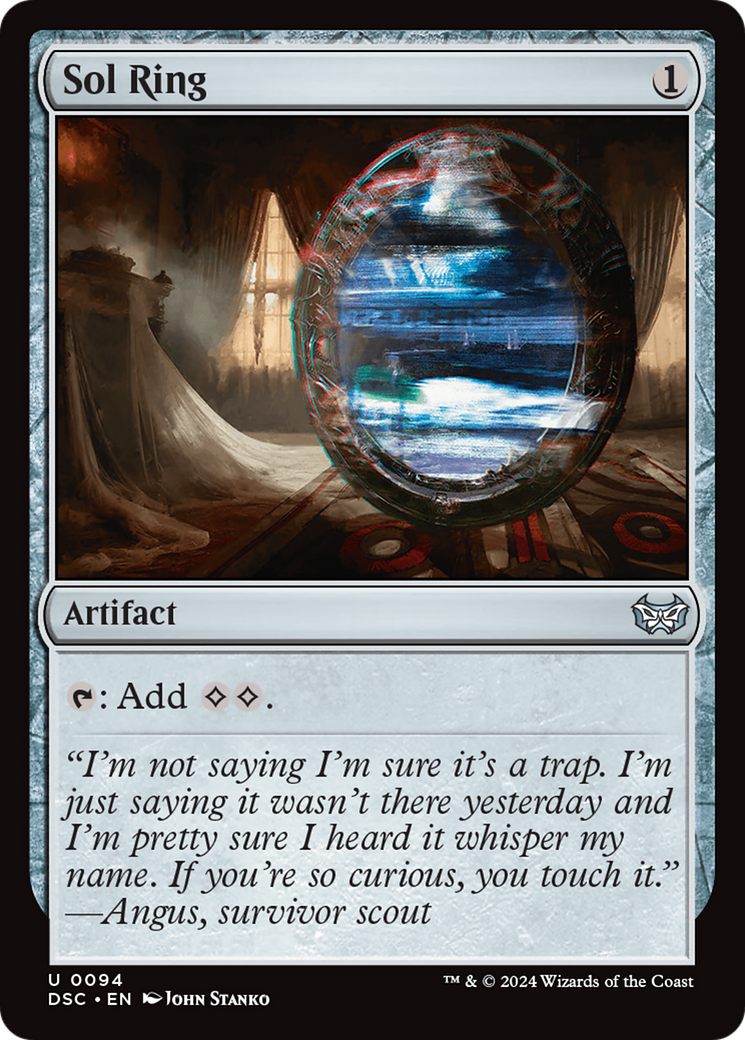 Sol Ring (DSC-094) [Duskmourn: House of Horror Commander] MTG Single Wizards of the Coast