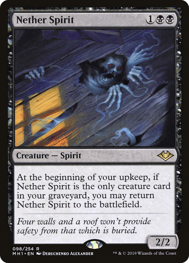 Nether Spirit (MH1-098) [Modern Horizons] Foil MTG Single Modern Horizons