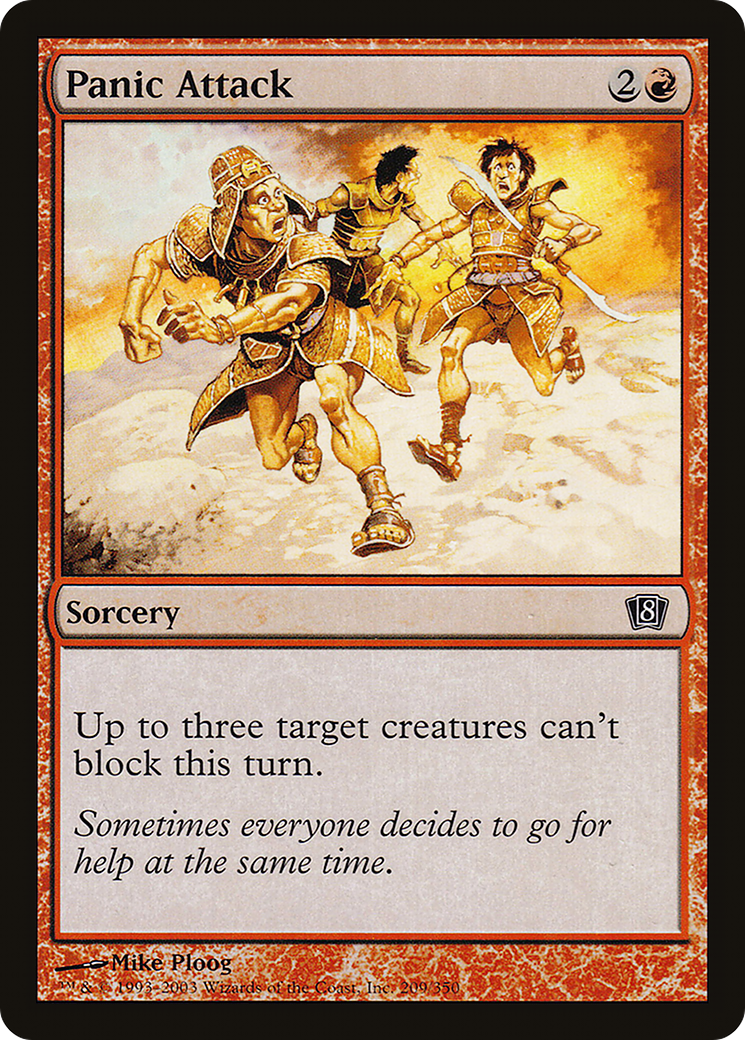 Panic Attack (8ED-209) [8th Edition] MTG Single Wizards of the Coast