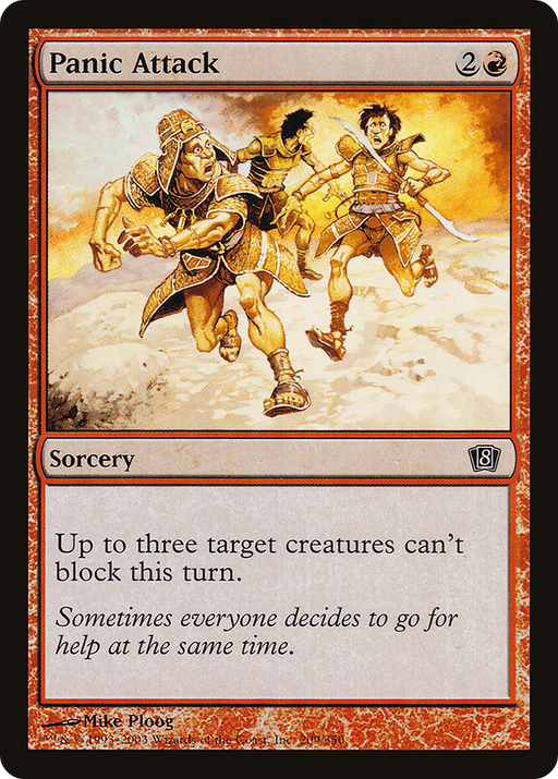Panic Attack (8ED-209) [8th Edition] MTG Single Wizards of the Coast