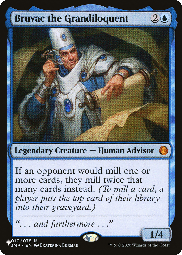 Bruvac the Grandiloquent (LIST-010/078) [Mystery Booster] The List MTG Single Wizards of the Coast