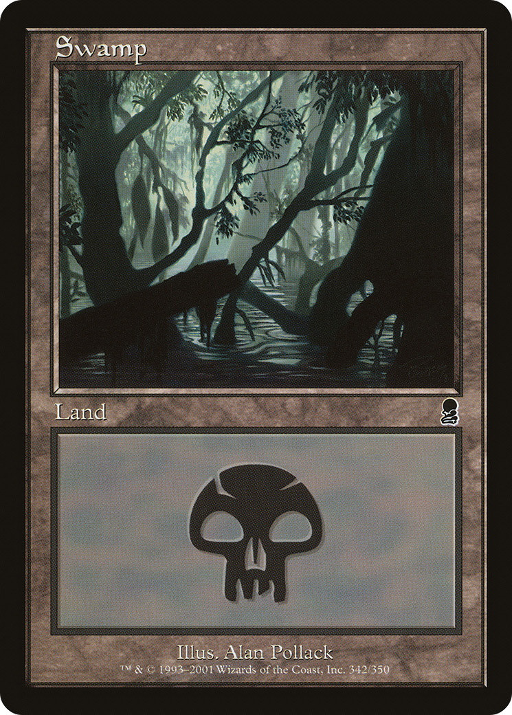 Swamp (342) (ODY-342) [Odyssey] MTG Single Wizards of the Coast